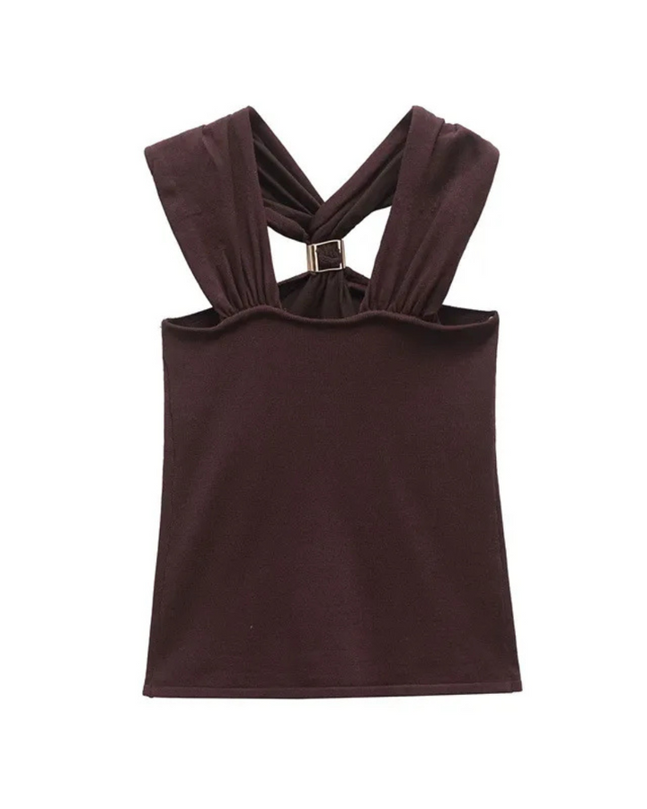 Calisse™ – Halter Top in Mocha
