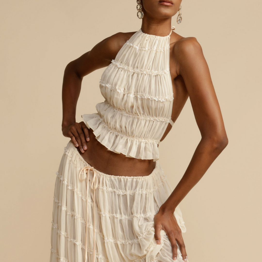 Livia™ – Halter Top and Skirt Set