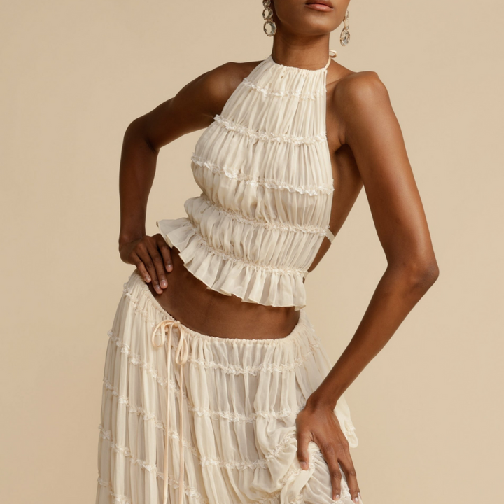 Livia™ – Halter Top and Skirt Set