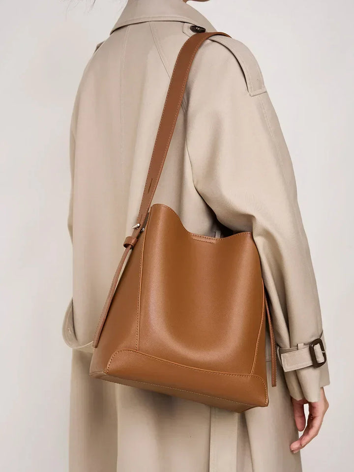 Mira™ – Elegant Sand Shoulder Bag