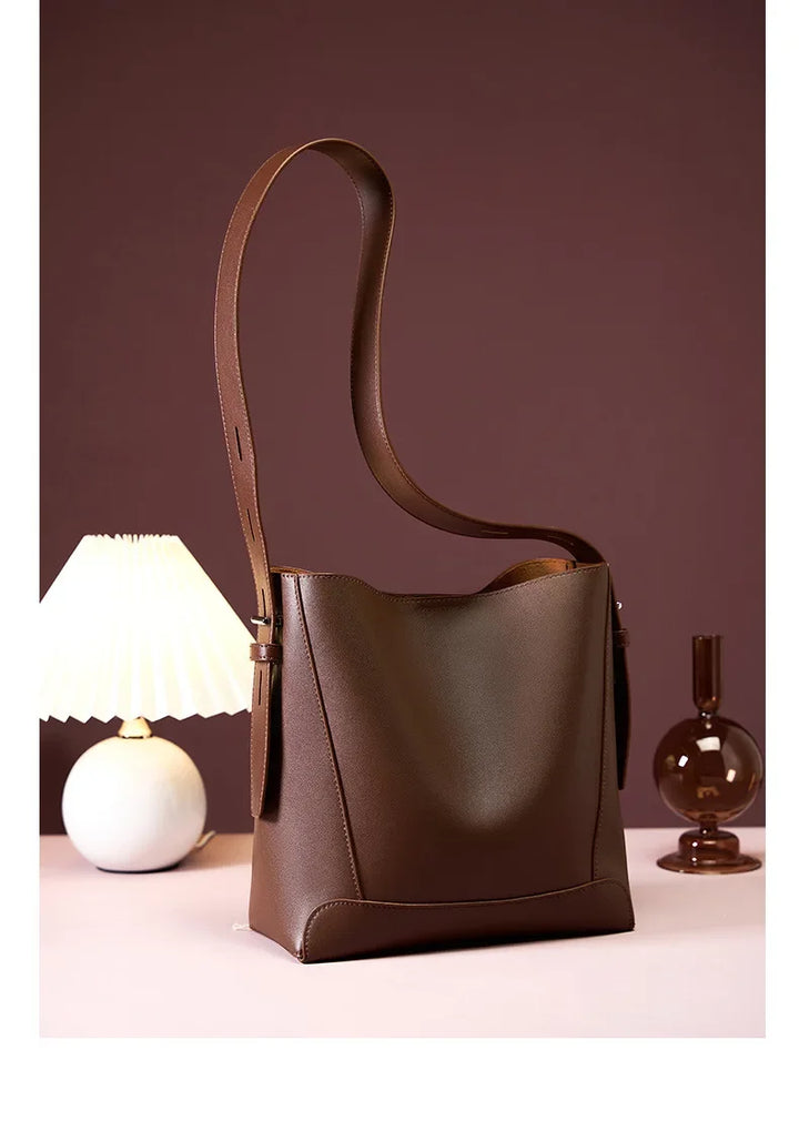 Mira™ – Elegant Sand Shoulder Bag