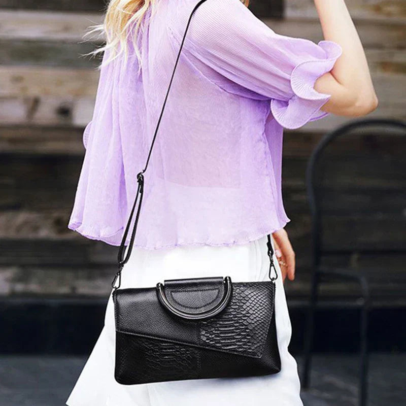 Celia™ – Structured Black Handbag