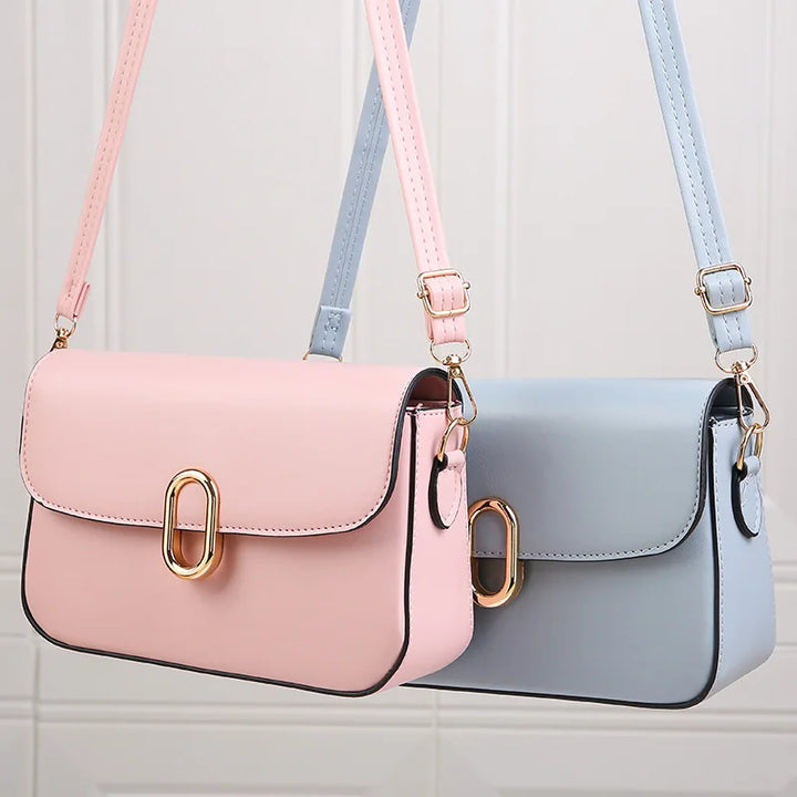 Livia™ – Elegant Light Blue Shoulder Bag