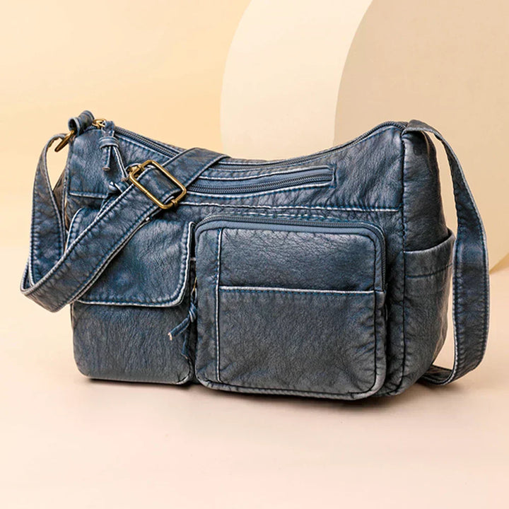 Mira™ – Vintage Leather Shoulder Bag