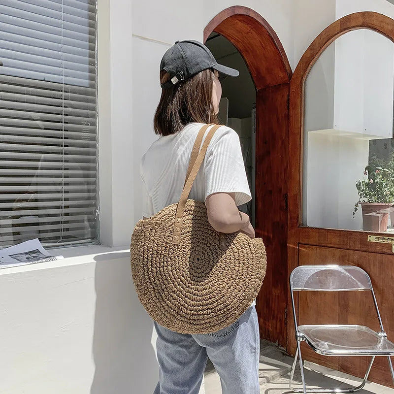 Livia™ – Multifunctional Straw Handbag