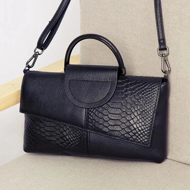 Celia™ – Structured Black Handbag