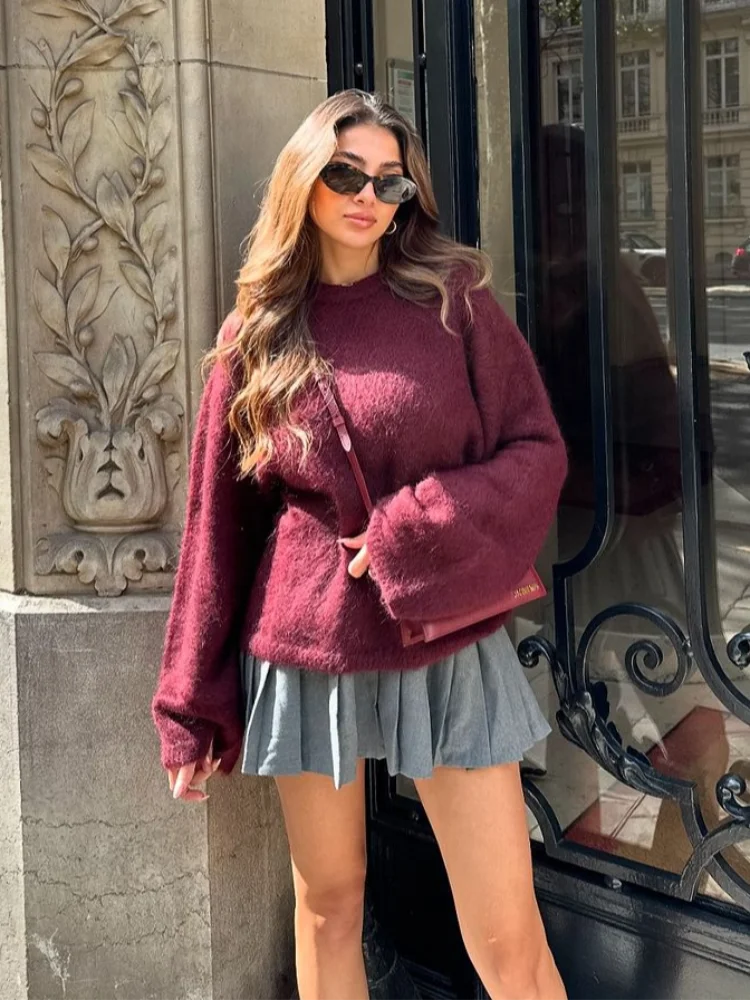 Serelle™ – Stylish Fluffy Sweater