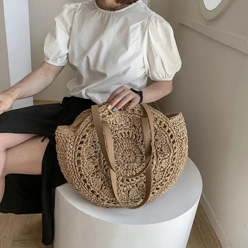 Livia™ – Multifunctional Straw Handbag