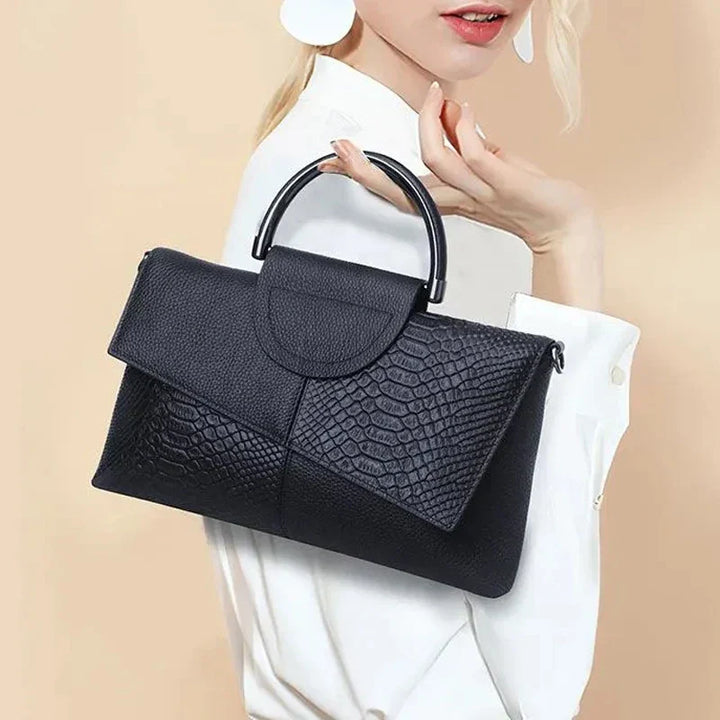 Celia™ – Structured Black Handbag