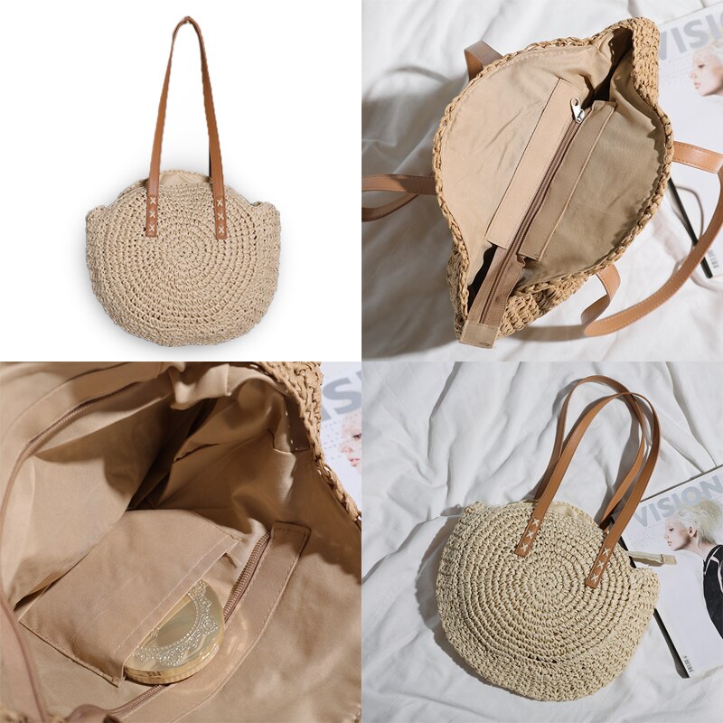 Livia™ – Multifunctional Straw Handbag