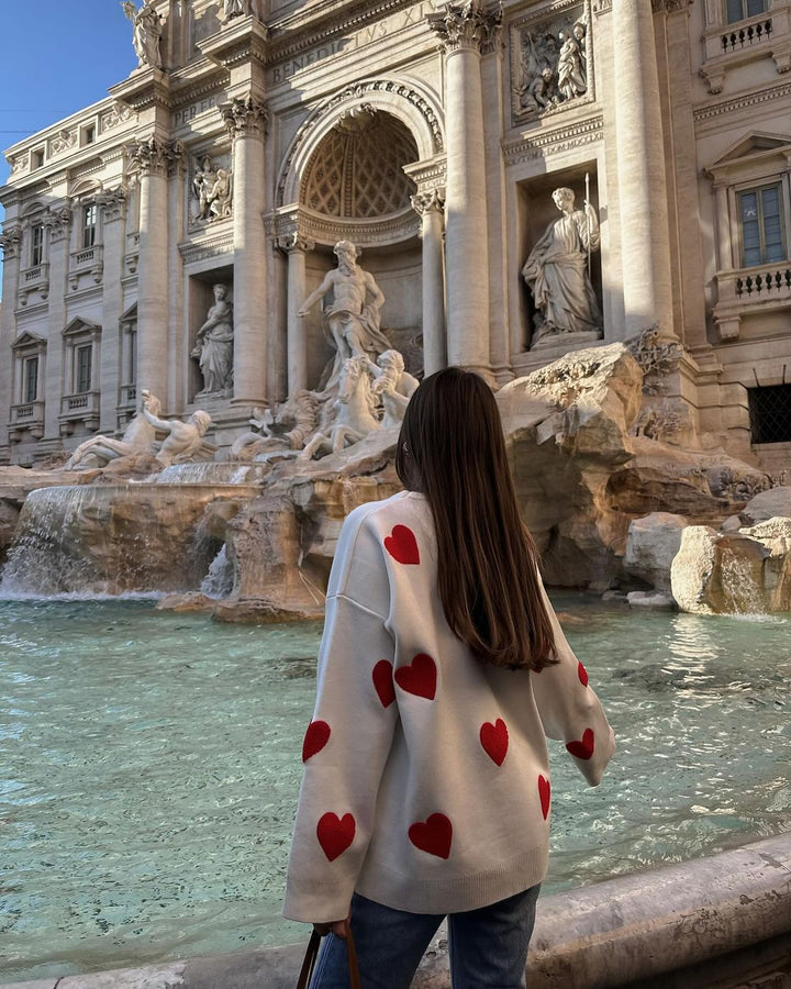 Calisse™ – Cashmere Blend Knit Sweater