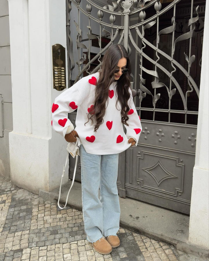 Calisse™ – Cashmere Blend Knit Sweater