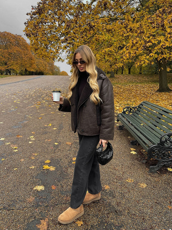 Sorelle™ – Oversized Shearling Jacket