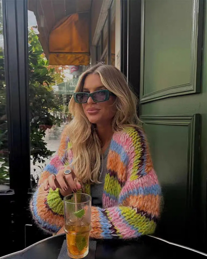 Sovelle™ – Playful Knitted Cardigan
