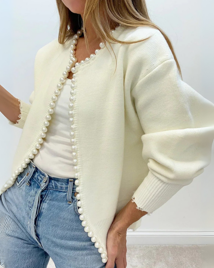 Verelle™ – Chic Pearl Cardigan