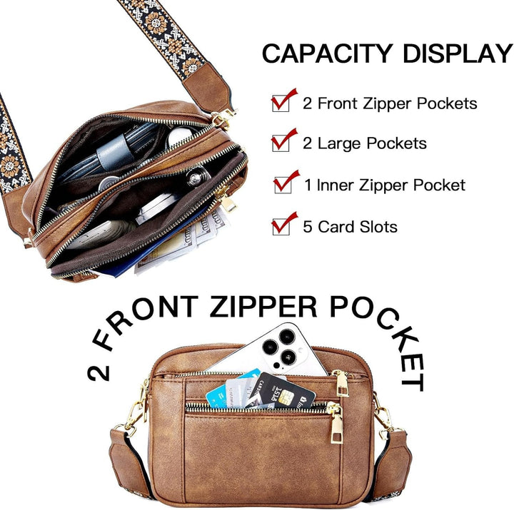 Valeria™ | Refined Leather Shoulder Bag