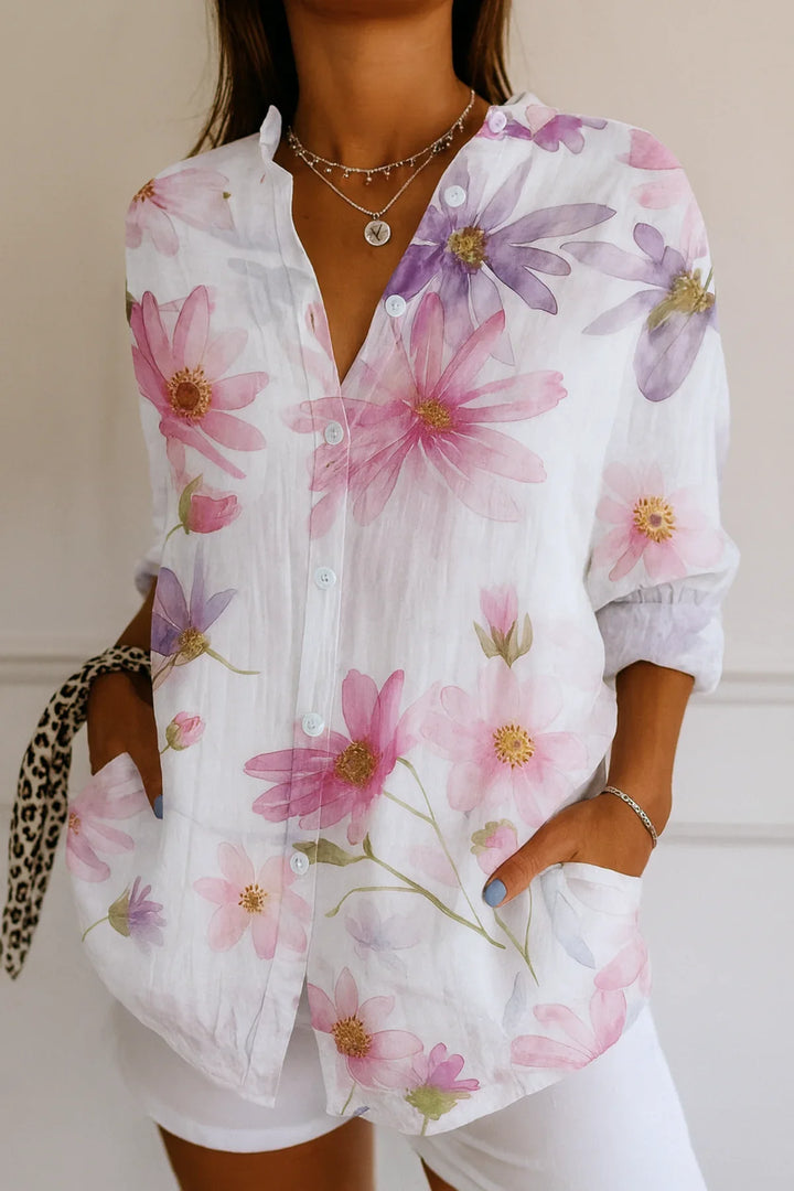 Elysea™ Astra - Colourful Pattern Blouse