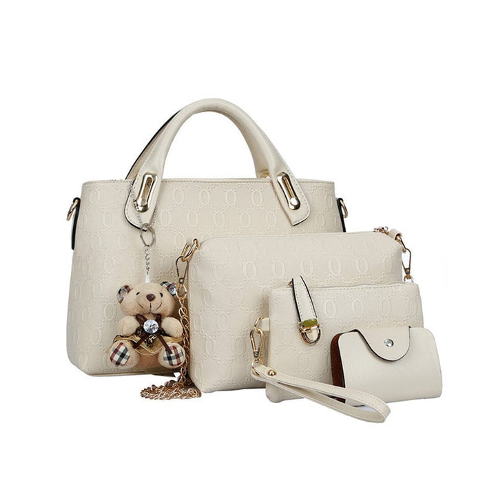 Elara™ – Elegant Cute 4-Piece Handbag Set