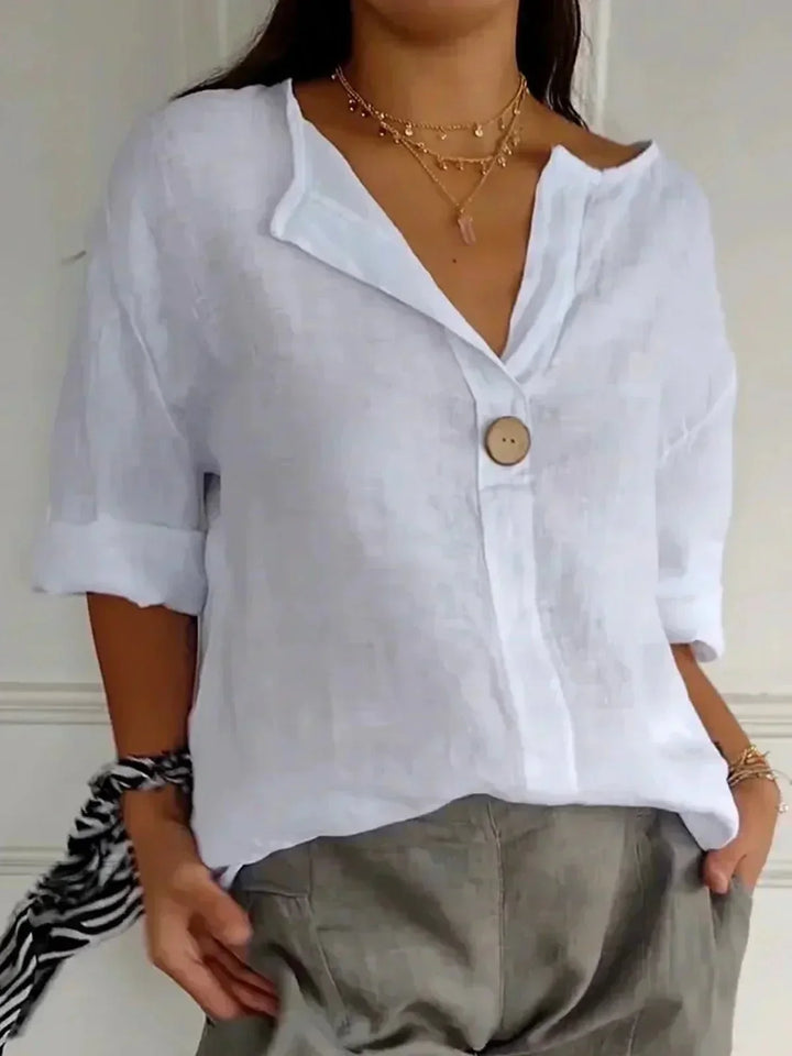 Elysea™ Clair | Relaxed V-Neck Top