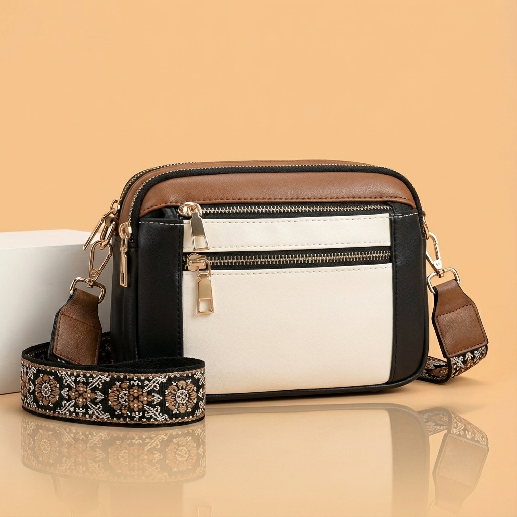 Valeria™ | Refined Leather Shoulder Bag