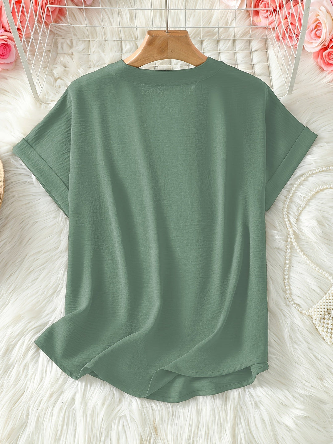 Livia™ – Relaxed V-Neck Everyday Tee