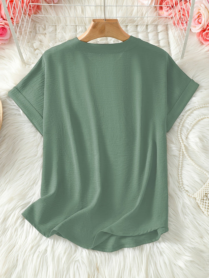 Livia™ – Relaxed V-Neck Everyday Tee