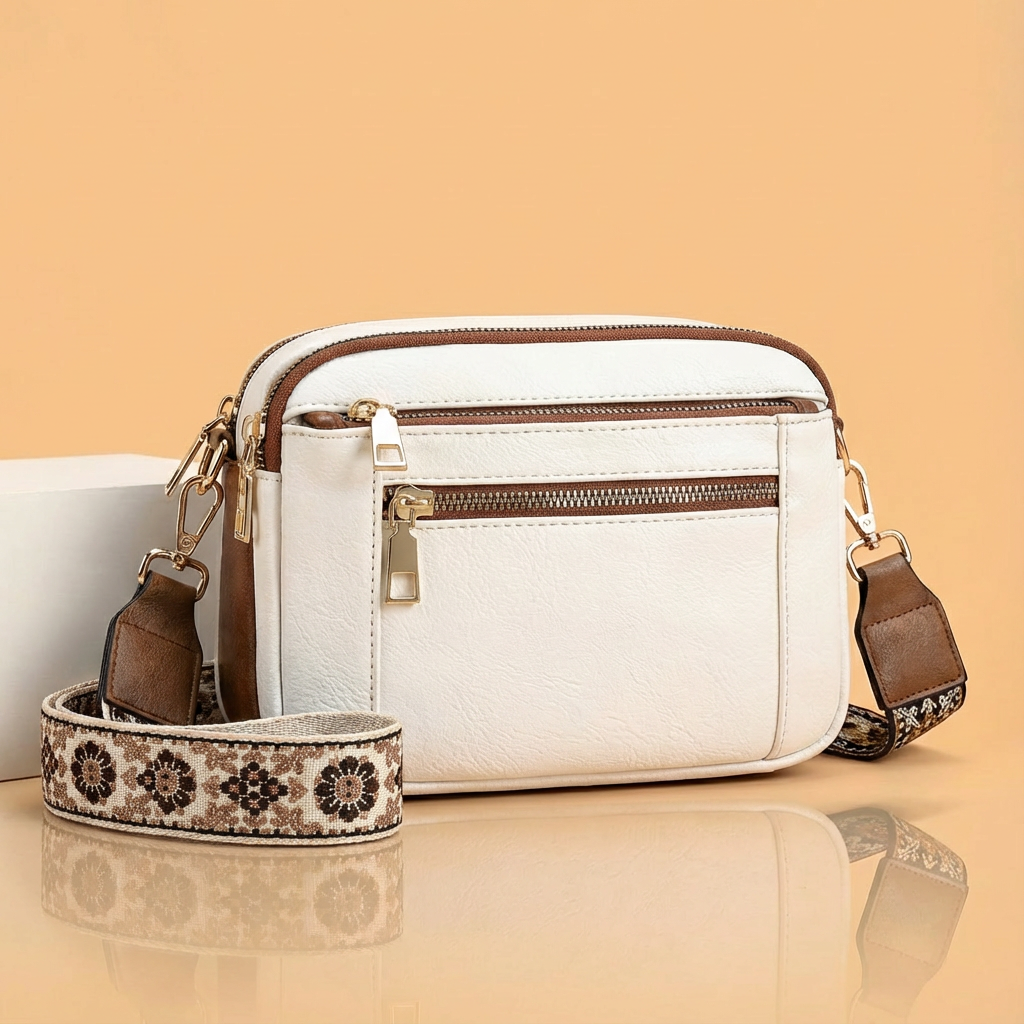 Valeria™ | Refined Leather Shoulder Bag