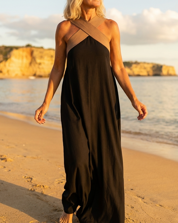 Sovelle™ – Breathable Crossed Maxi Dress