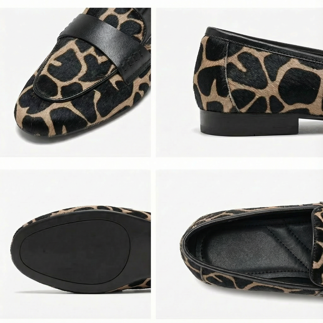 Marcella – Classic Animal-Print Loafers
