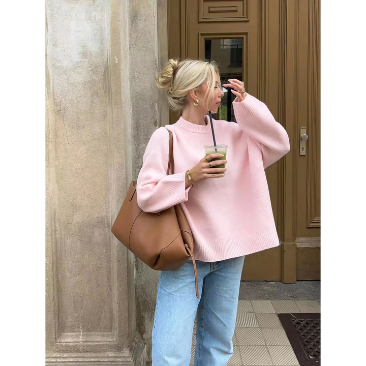 Verluna™ – Pink Oversized Sweater